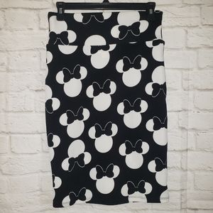 Lularoe Dinsey Minnie Mouse Modest Skirt
